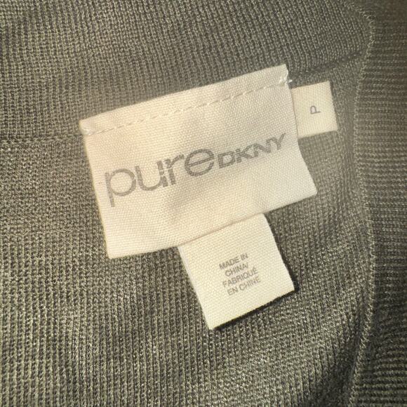 pureDKNY Women P Cardigan Casual Cotton Basic Lightweight Comfy Open Front Soft - Picture 3 of 6